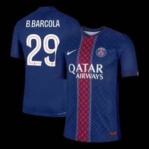 b-barcola-29-psg-home-soccer-jersey-2025-26-player-version-01 B.BARCOLA #29 PSG Home Soccer Jersey 2025/26 β Player Version β front view
