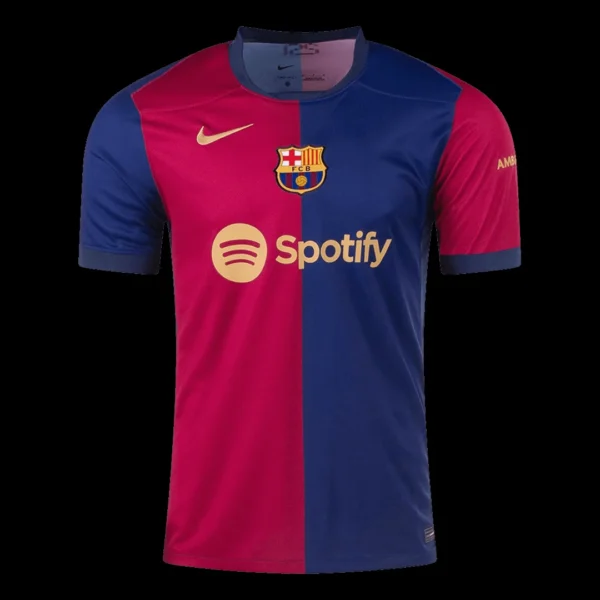 Barcelona Home Soccer Jersey – Fan Version – front view
