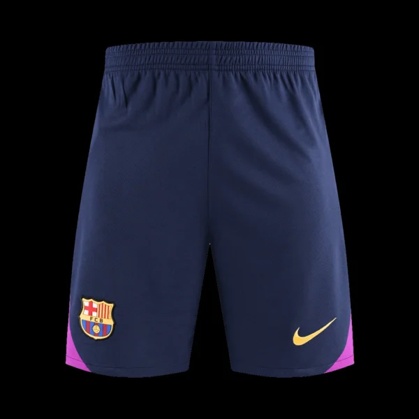 barcelona-pre-match-soccer-shorts-2025-26-fan-version-01 Barcelona Pre-Match Soccer Shorts 2025/26 β Fan Version β front view