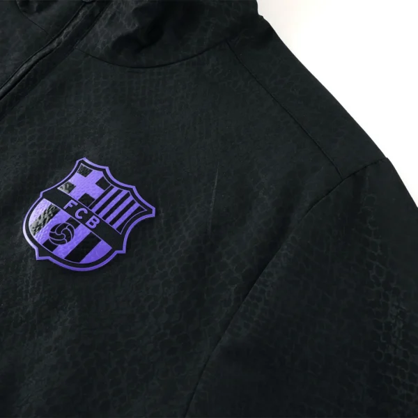 Barcelona Windbreaker Jacket 2025/26 – Fan Version – badge and fabric details