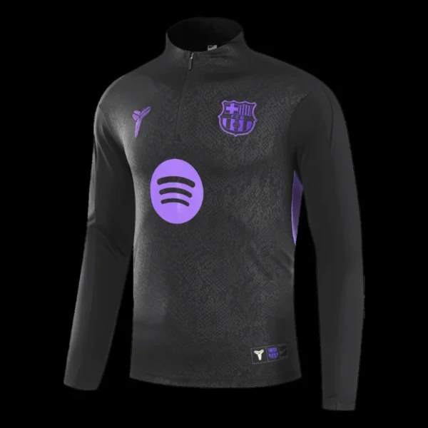 Barcelona Zipper Sweatshirt Kit(Top+Pants) 2025/26 – Fan Version – jersey details