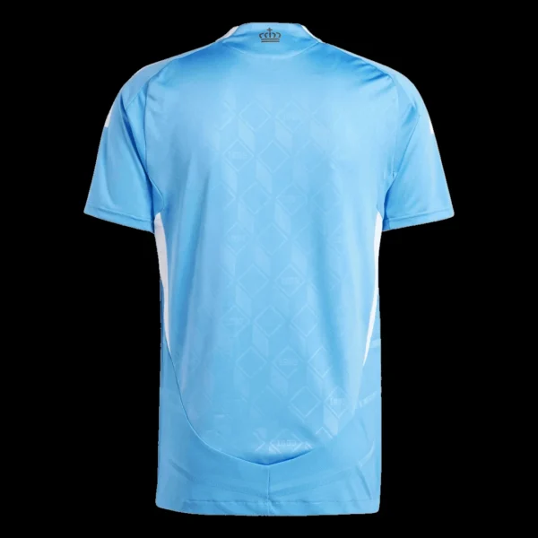 Belgium Away Soccer Jersey Euro – Player Version – back view