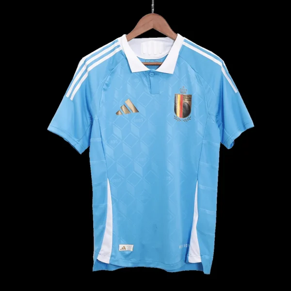 Belgium Away Soccer Jersey Euro – Player Version – jersey details