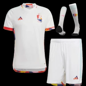 Belgium Away Soccer Jersey Kit(Jersey+Shorts+Socks) 2022 – Fan Version – front view