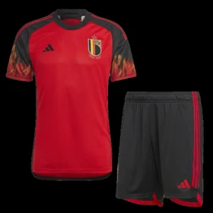 Belgium Home Soccer Jersey Kit(Jersey+Shorts+Socks) 2022 – Fan Version – front view