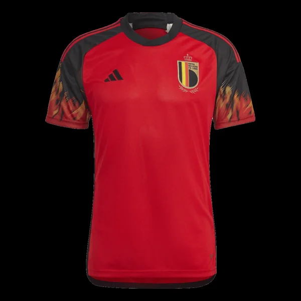 Belgium Home Soccer Jersey Kit(Jersey+Shorts+Socks) 2022 – Fan Version – badge and fabric details