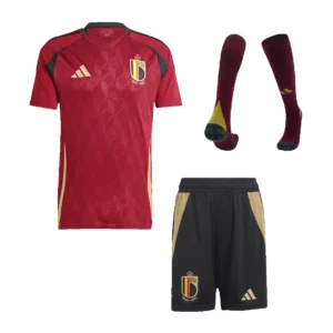 belgium-home-soccer-jersey-kit-jersey-shorts-socks-euro-fan-version-01 Belgium Home Soccer Jersey Kit(Jersey+Shorts+Socks) Euro โ Fan Version โ front view
