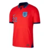 BELLINGHAM #22 England Away Soccer Jersey 2022 – Player Version – back view