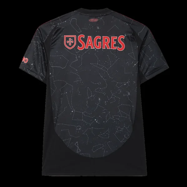 Benfica Away Soccer Jersey – Fan Version – back view