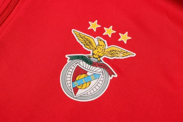 Benfica Zipper Sweatshirt Kit(Top+Pants) 2021/22 – Fan Version – badge and fabric details