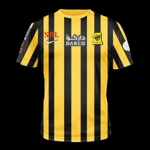 benzema-9-al-ittihad-saudi-home-soccer-jersey-2022-23-fan-version-333518-02 BENZEMA #9 Al Ittihad Saudi Home Soccer Jersey 2022/23 β Fan Version β back view