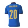 BERNARDESCHI #20 Italy Home Soccer Jersey 2020 – Fan Version – front view