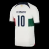 BERNARDO #10 Portugal Away Soccer Jersey 2022 – Player Version – front view