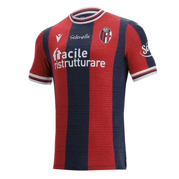 Bologna FC 1909 Home Soccer Jersey 2021/22 – Fan Version – front view