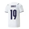 BONUCCL #19 Italy Away Soccer Jersey 2021 – Fan Version – front view