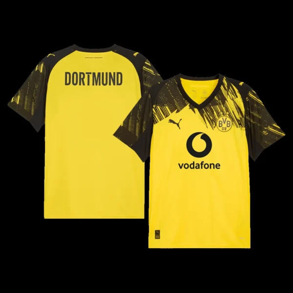 Borussia Dortmund Home Soccer Jersey 2025/26 – Fan Version – jersey details