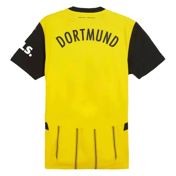 Borussia Dortmund Home Soccer Jersey – Fan Version – back view