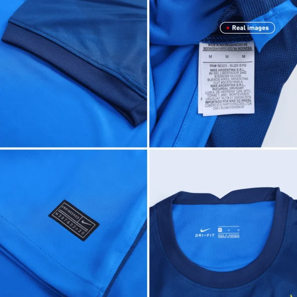 Brazil Away 2021 – Fan Version – badge and fabric details