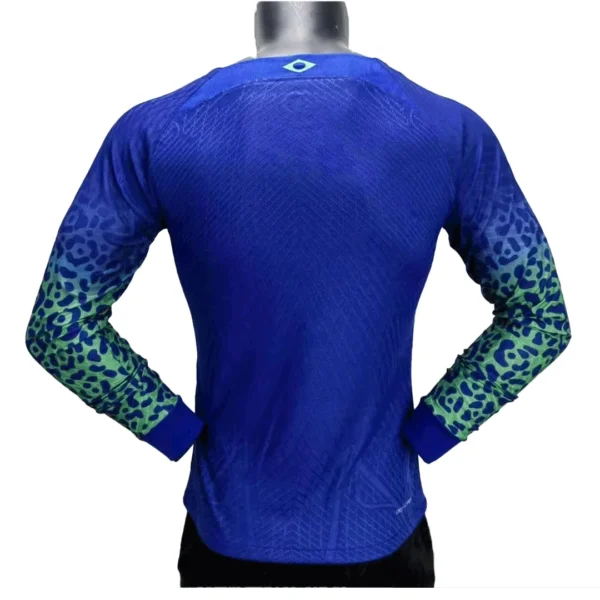 brazil-away-long-sleeve-soccer-jersey-2022-player-version-197296-03 Brazil Away Long Sleeve Soccer Jersey 2022 β Player Version β jersey details