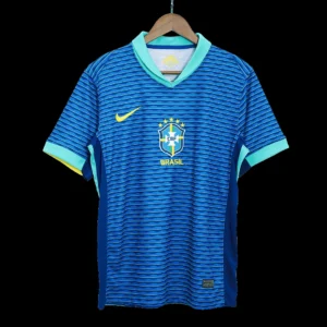 brazil-away-soccer-jersey-kit-jersey-shorts-socks-copa-america-fan-version-03 Brazil Away Soccer Jersey Kit(Jersey+Shorts+Socks) Copa America โ Fan Version โ front view
