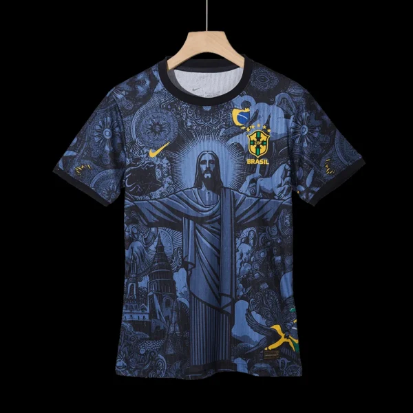 brazil-jesus-soccer-jersey-player-version-03 Brazil Jesus Soccer Jersey β Player Version β jersey details