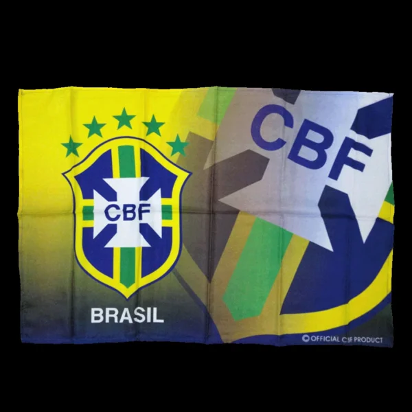 Brazil Team Flag Yellow – Fan Version – front view