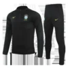 Brazil Zipper Sweatshirt Kit(Top+Pants) 2021/22 – Fan Version – front view