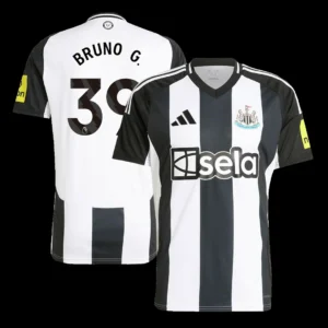 bruno-g-39-newcastle-united-home-soccer-jersey-fan-version-01 BRUNO G. #39 Newcastle United Home Soccer Jersey โ Fan Version โ front view