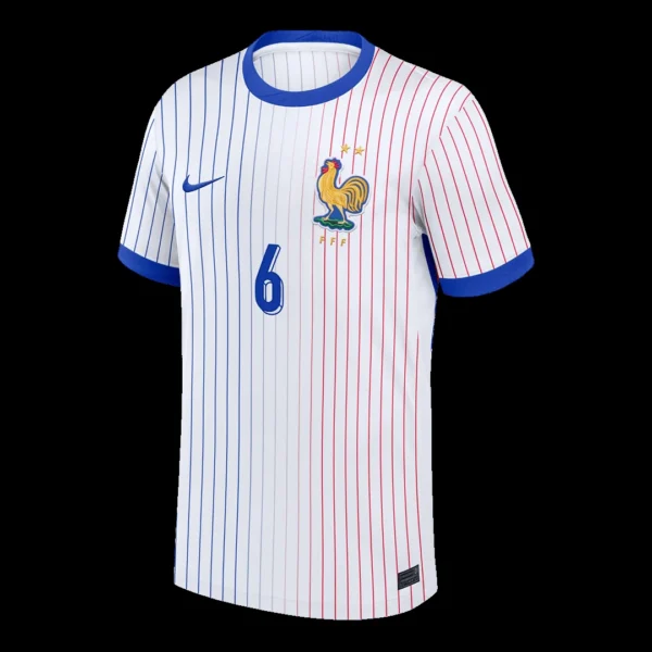 CAMAVINGA #6 France Away Soccer Jersey – Fan Version – back view