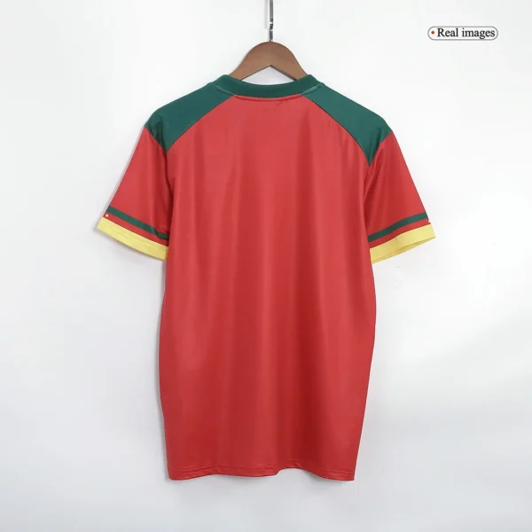 Cameroon Third Away Soccer Jersey 2022 – World Cup 2022 – Fan Version – badge and fabric details