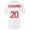 CASCARINO #20 Olympique Lyonnais Home Soccer Jersey 2021/22 – Fan Version – front view