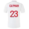 CAYMAN #23 Olympique Lyonnais Home Soccer Jersey 2021/22 – Fan Version – front view