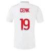 CENK #19 Olympique Lyonnais Home Soccer Jersey 2021/22 – Fan Version – front view