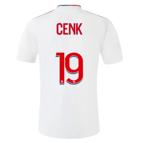 CENK #19 Olympique Lyonnais Home Soccer Jersey 2021/22 – Fan Version – front view