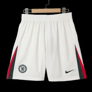 Chelsea Away Soccer Shorts 2025/26 – Fan Version – front view