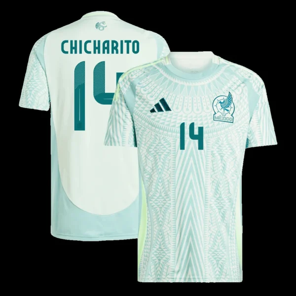 chicharito-14-mexico-away-soccer-jersey-copa-america-fan-version-01 CHICHARITO #14 Mexico Away Soccer Jersey Copa America β Fan Version β front view