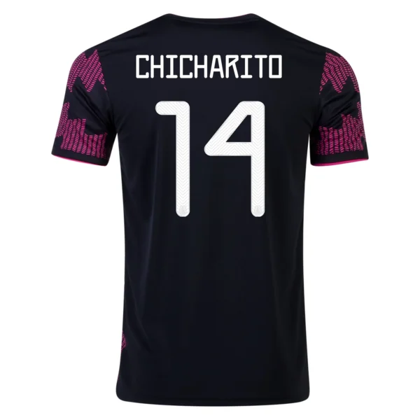 CHICHARITO #14 Mexico Home Soccer Jersey 2021 – Fan Version – back view