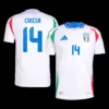 CHIESA #14 Italy Away Soccer Jersey Euro – Player Version – front view