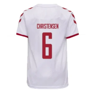 christensen-6-denmark-away-soccer-jersey-2021-fan-version-131306-01 CHRISTENSEN #6 Denmark Away Soccer Jersey 2021 – Fan Version – front view