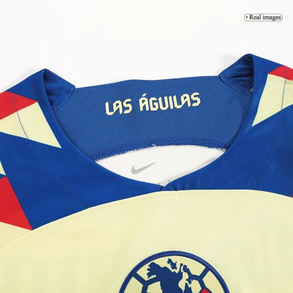 Club America Home Long Sleeve Soccer Jersey 2023/24 – Fan Version – jersey details