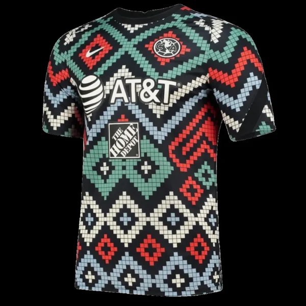 Club America Pre-Match Training Soccer Jersey 2022/23 – front view