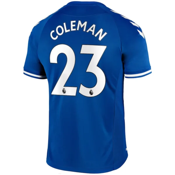 COLEMAN #23 Everton Home Soccer Jersey 2020/21 – Fan Version – back view