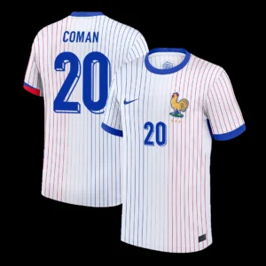 COMAN #20 France Away Soccer Jersey – Fan Version – front view