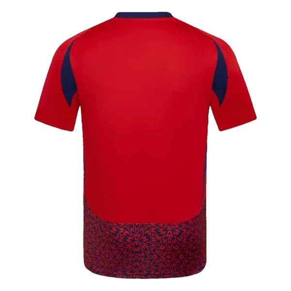 Costa Rica Home Soccer Jersey Copa America – Fan Version – back view