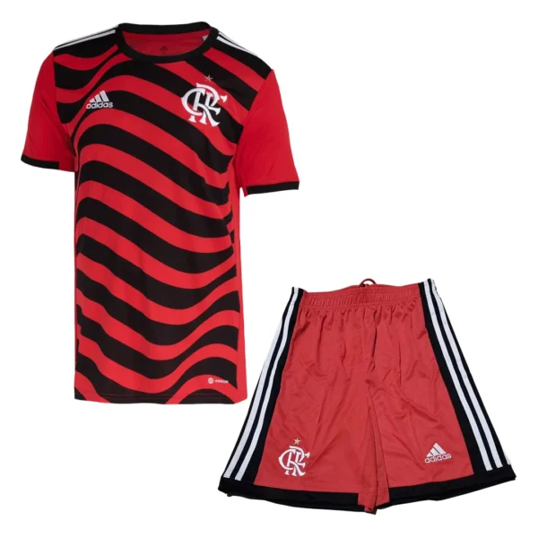 CR Flamengo Third Away Soccer Kit – Jersey + Shorts 2022/23 – Fan Version – back view