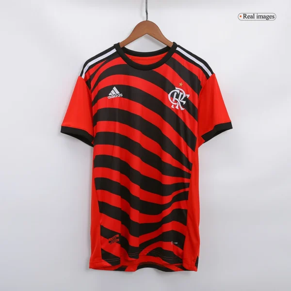 CR Flamengo Third Away Soccer Kit – Jersey + Shorts 2022/23 – Fan Version – badge and fabric details
