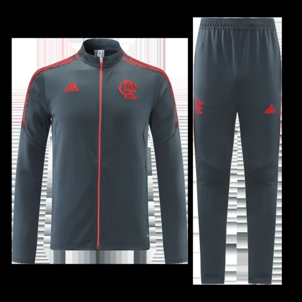 CR Flamengo Training Jacket Kit (Jacket+Pants) 2021/22 – back view