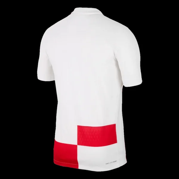Croatia Home Soccer Jersey Euro – Player Version – back view