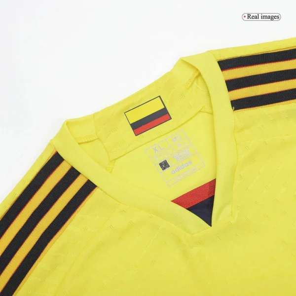 CUADRADO #11 Colombia Home Soccer Jersey 2022 – Player Version – jersey details