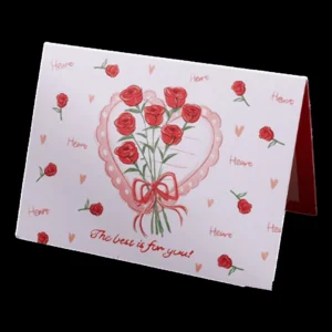 custom-rose-heart-valentine-s-day-card-red-fan-version-640740-01 Custom Rose Heart Valentine’s Day Card Red – Fan Version – front view